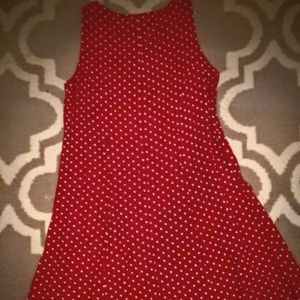 New Clothing Co. Red dress with white polka-dots